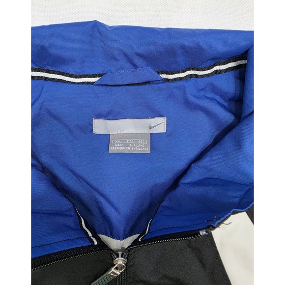 Nike‎ Men's Vintage Black, White, & Blue Full Zip Windbreaker. Size XXL - Picture 4 of 9